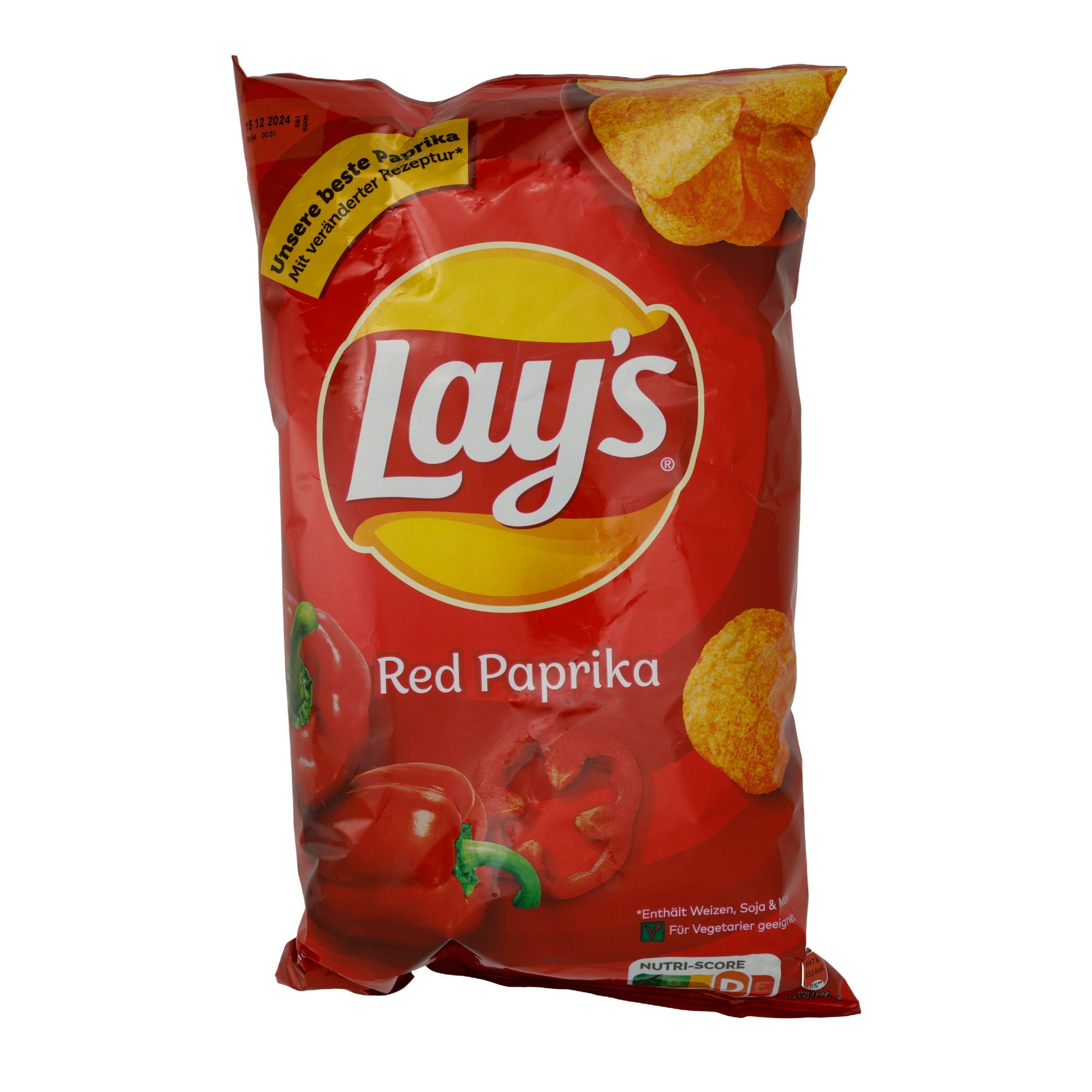 Kartoffelchips Lay’s | Red Paprika | Würzig, für intensiven Genuss | 150g | LAYS